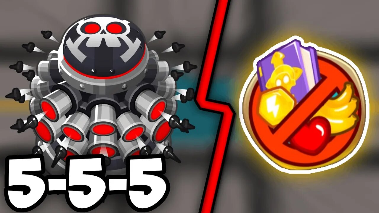 Can A 5-5-5 Tac Shooter Beat CHIMPS in BTD6?