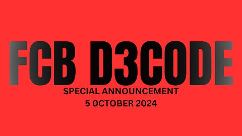 SPECIAL ANNOUNCEMENT!!! - NC FLOODS [FCB D3CODE]