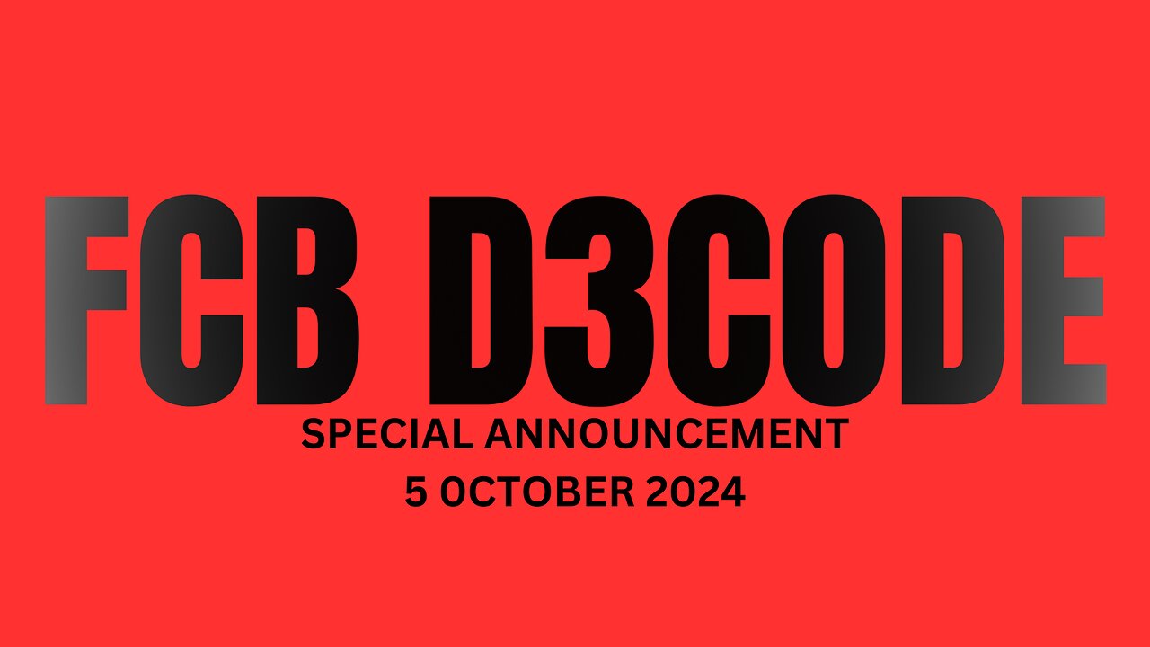 SPECIAL ANNOUNCEMENT!!! - NC FLOODS [FCB D3CODE]