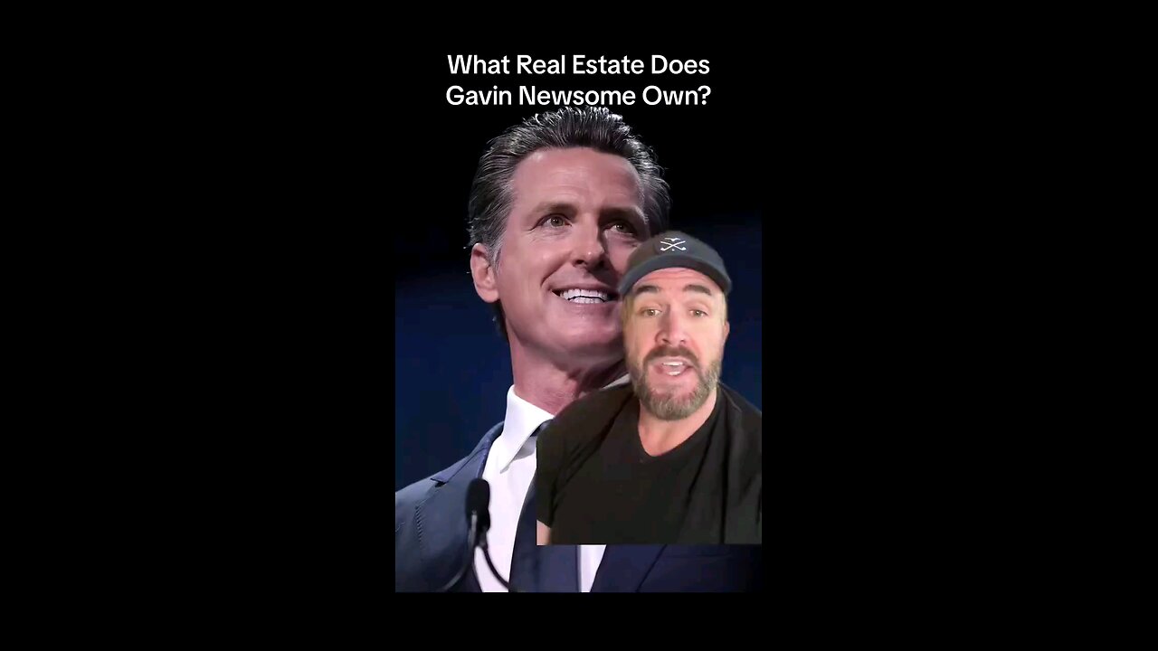 Real Estate Loan Officer Pierce Burton Started Looking Into Gavin Newsom