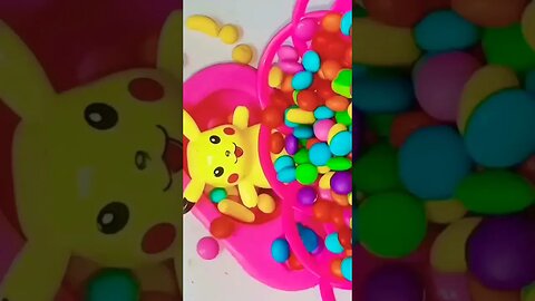 satisfying ASMR video mixing candy in magic bathtubs