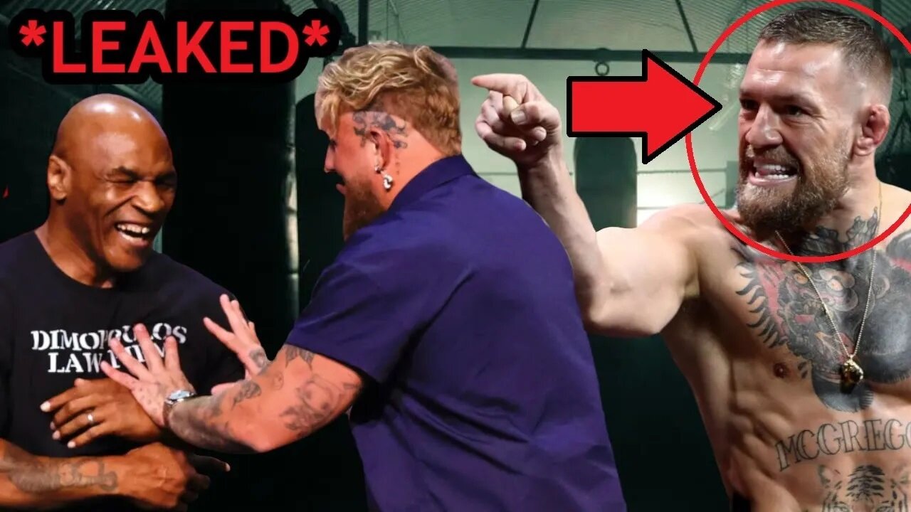 Conor McGregor ATTACKS Mike Tyson & Jake Paul FIGHT!👀"It's a JOKE!" (SCARY NEW FOOTAGE!) 2024