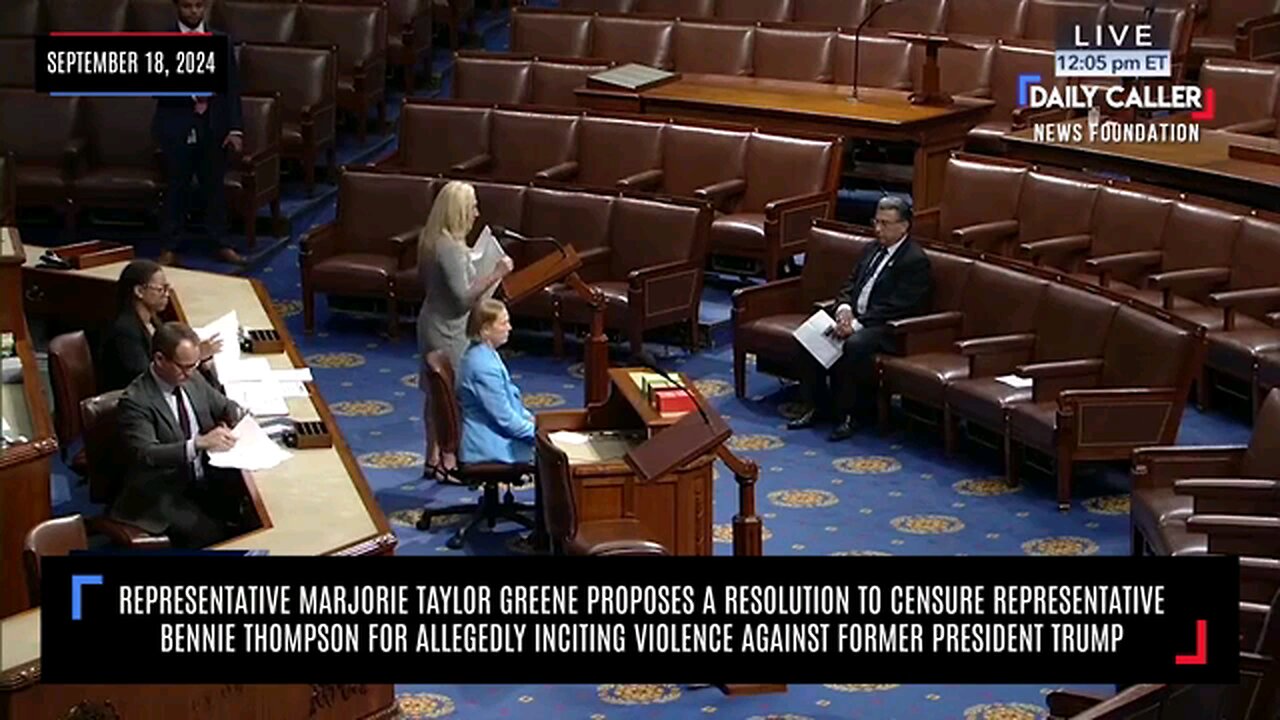 Rep. Marjorie Taylor Greene Proposes a Resolution to Censure Rep. Bennie Thompson