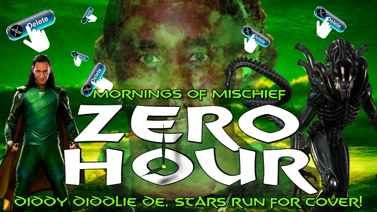 Mornings of Mischief ZeroHour - Diddy Diddlie De, Stars run for cover!