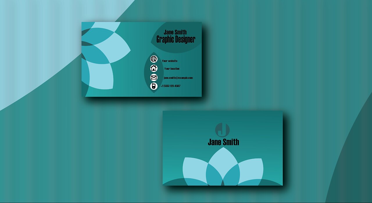 Natural visiting card💳