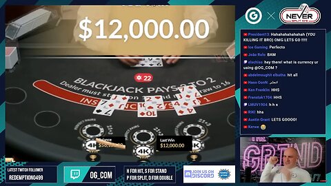 $50,000 Blackjack Live Stream - Watch till the End - Crazy Finish