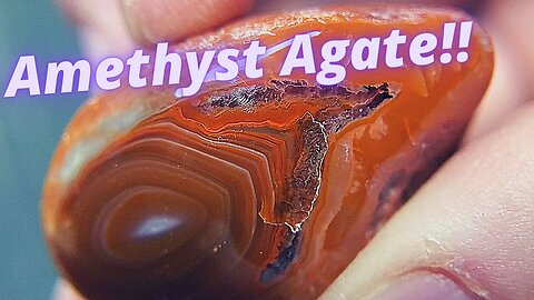 Polishing An Agate | Lake Superior Amethyst Agate | Lapidary