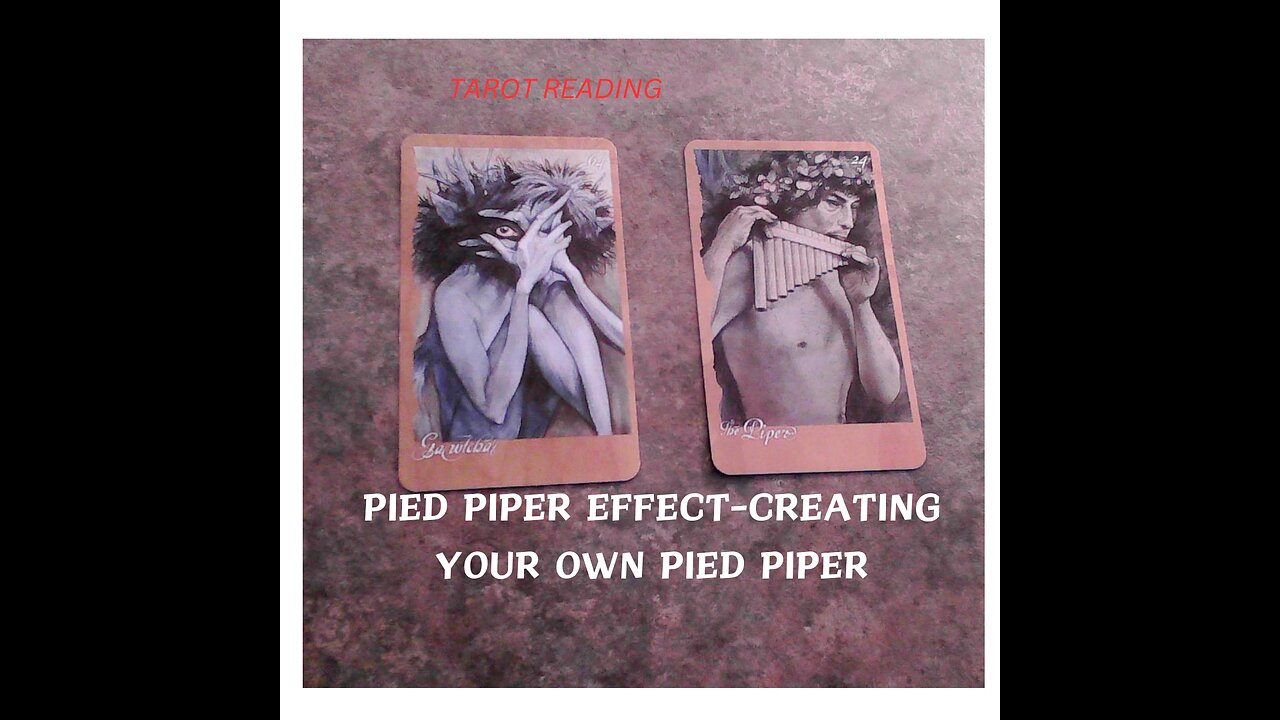 THE PIED PIPER EFFECT-TIME TO MAKE YOUR OWN IMPRESSIONS