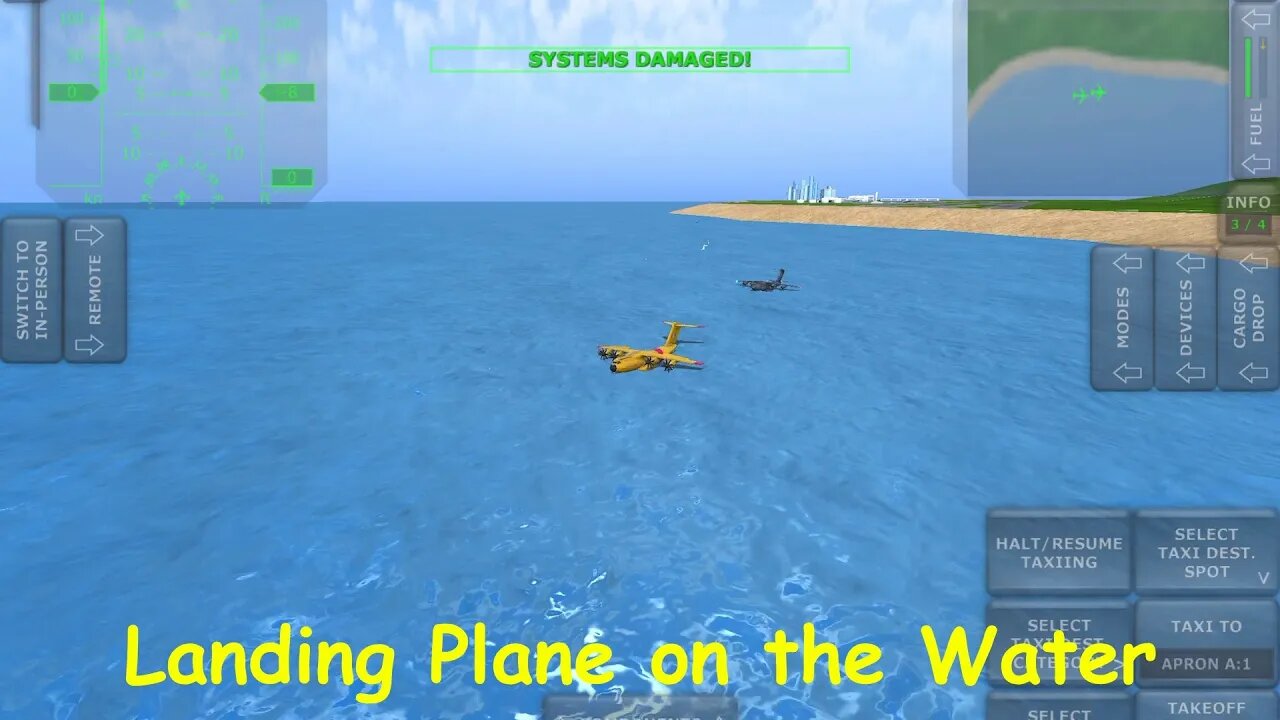 Landing Planes in the Water | Turboprop Flight Simulator