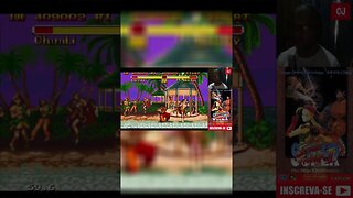 Chunli encarando Dee Jay em Super Street Fighter II para o Megão #shorts