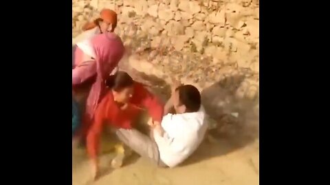 Group Of Women Beat A Man That Tried To Rape A Teen Girl