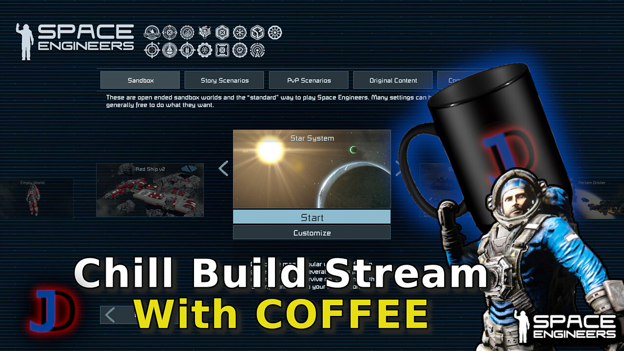 COFFEE TIME! Let's Chat! - Space Engineers