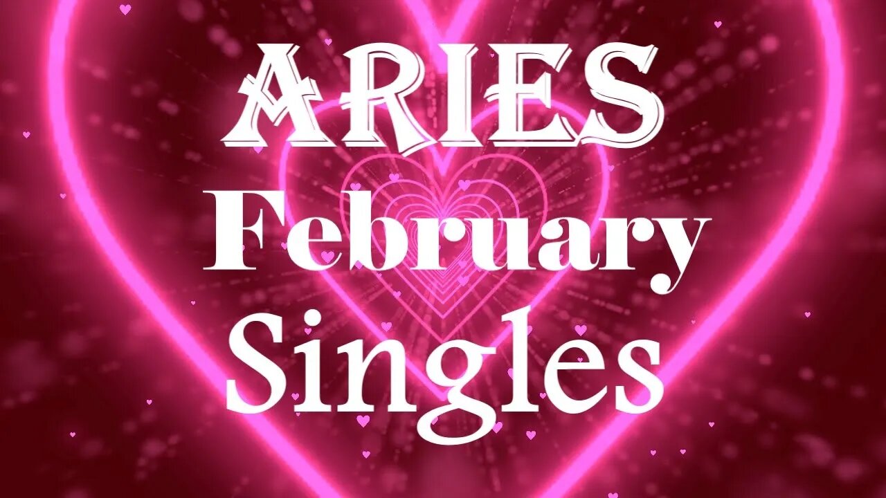 Aries *You're Meant To Be With This Future Person But The Plan Must Be Followed* February Singles