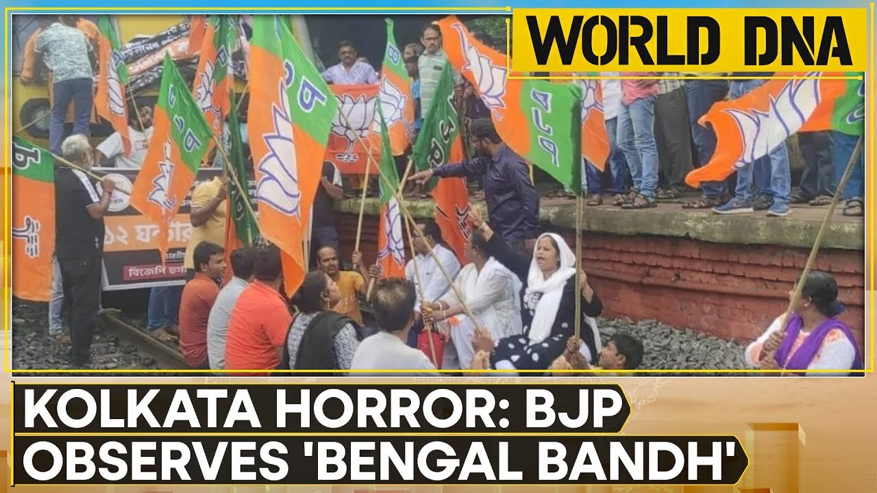 Kolkata Rape-Murder Case: BJP leaders observes 12-hour-long 'Bengal bandh' | WION World DNA