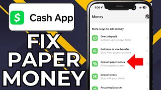 HOW TO FIX CASH APP PAPER MONEY NOT SHOWING