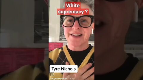 White woman claims that white supremacy, and not police, is to blame for Tyre Nichols’ death.