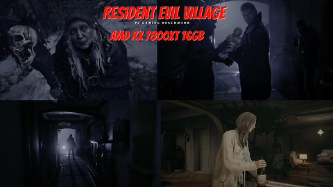 Resident Evil Village: AMD RX 7800XT 16gb Vram. 4k 60fps ultra no Ray Tracing.
