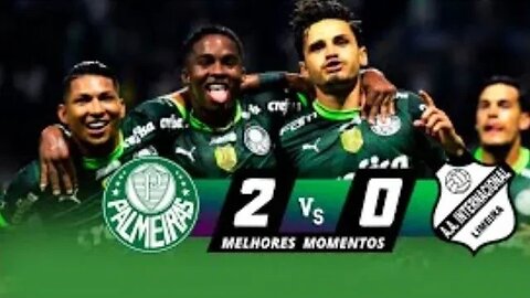 Palmeiras x Inter de Limeira | Melhores Momentos | Paulistão 2023