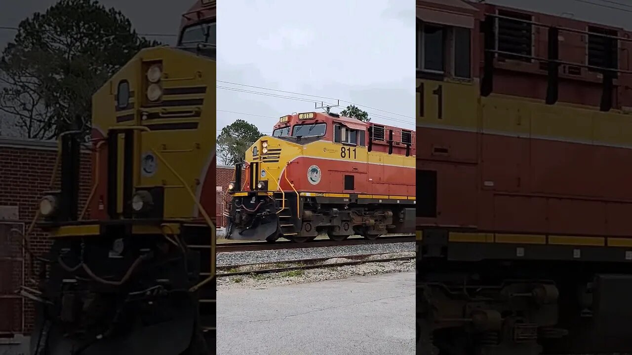 Florida East Coast Railway FEC-202 at South Daytona Florida February 5 2023 #railfanrob
