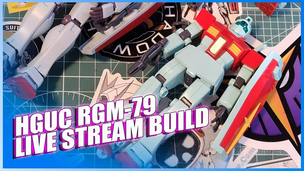 HGUC RGM-79 Live Stream Build [Gunpla]