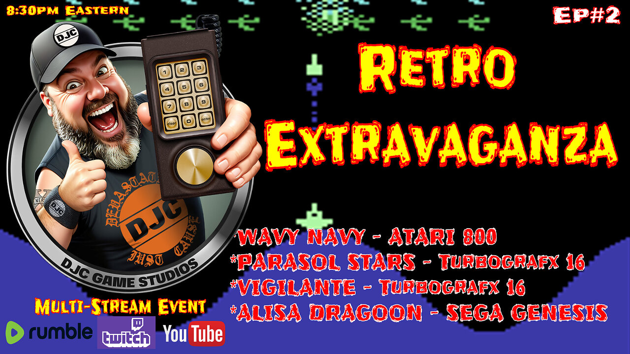 Retro Extravaganza Ep#2 - LIVE with DJC - Multi-Stream Event