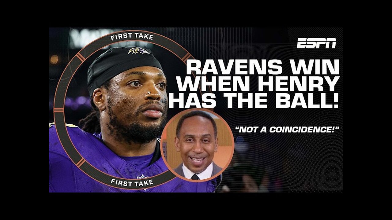 NOT A COINCIDENCE 😤 Ravens beat EVERYBODY when Derrick Henry has the ball! - Stephen A. | First Take