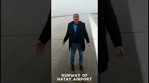 Earthquake Damages The Runway Of Hatay Airport In Turkey