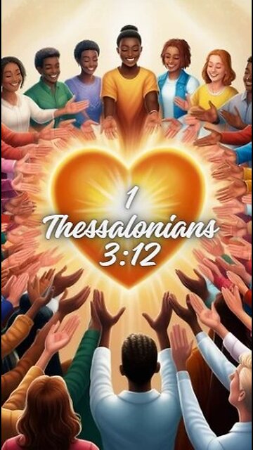 1 Thessalonians 3:12 - May the Lord make your love increase and overflow for each other and for...