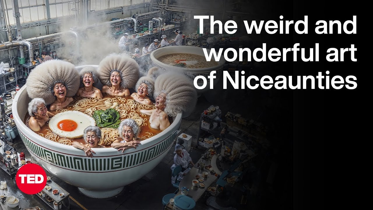 The Weird and Wonderful Art of Niceaunties | TED