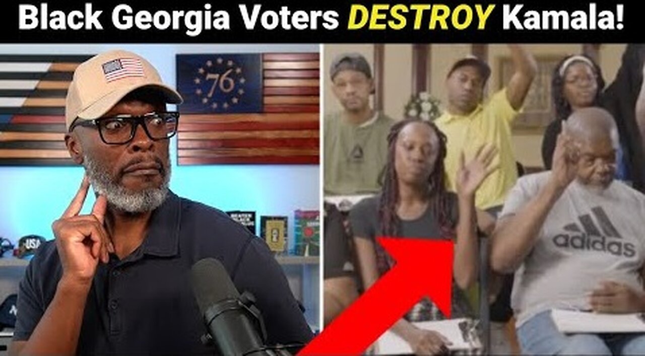 Black Georgia Voters- Kamala Harris Is A WEAK Leader!