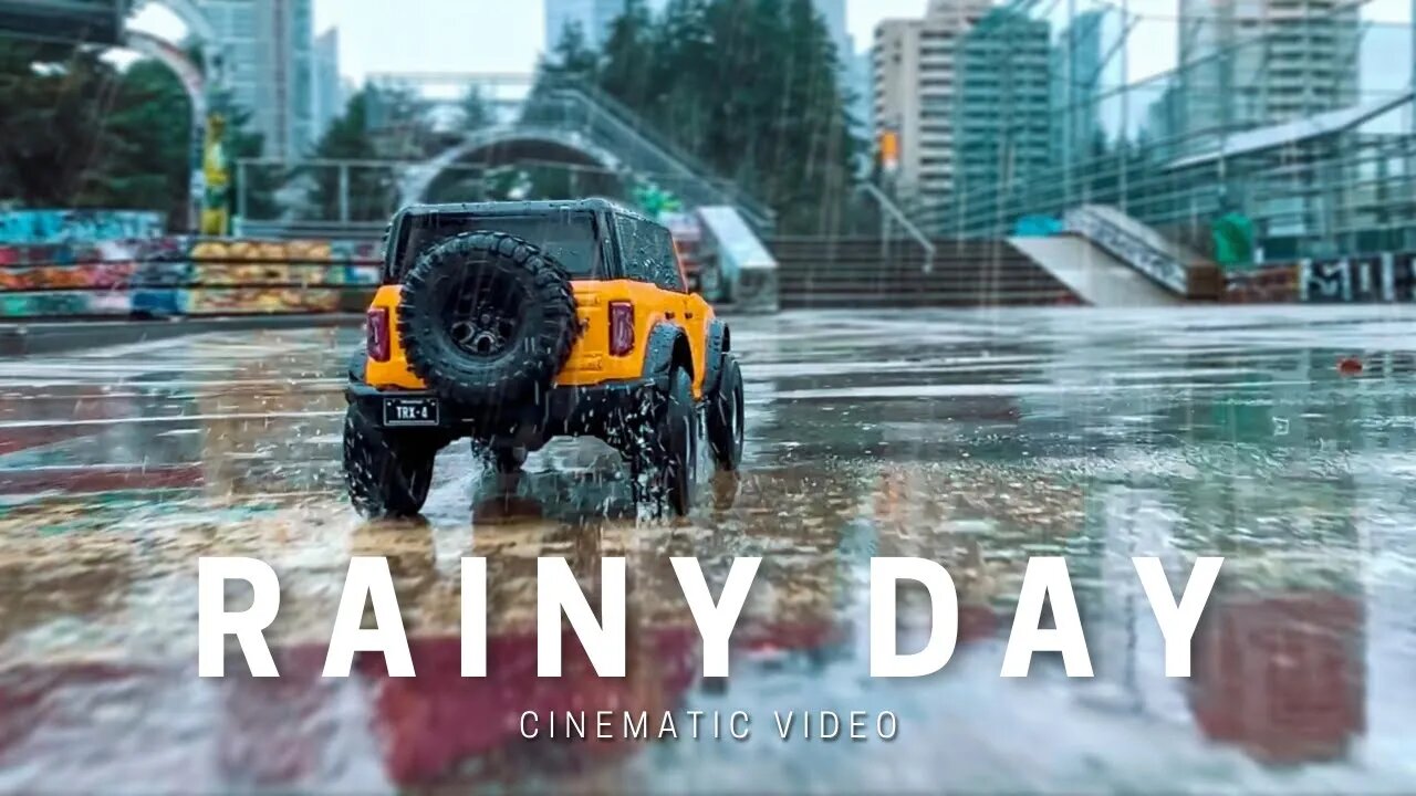 Traxxas TRX4 Ford Bronco 2021 Rain Day | Cinematic video