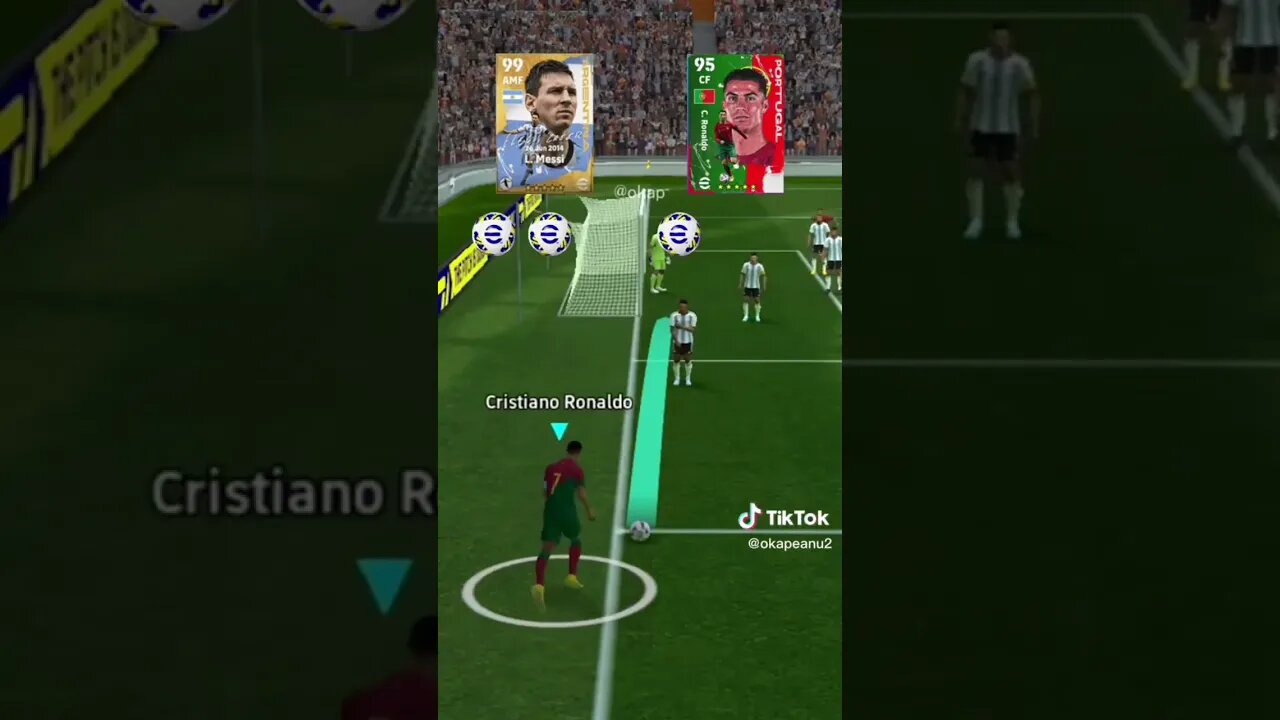 Messi Vs Ronaldo #gaming #shorts #football