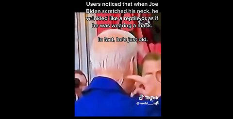 Biden mask pucker on neck