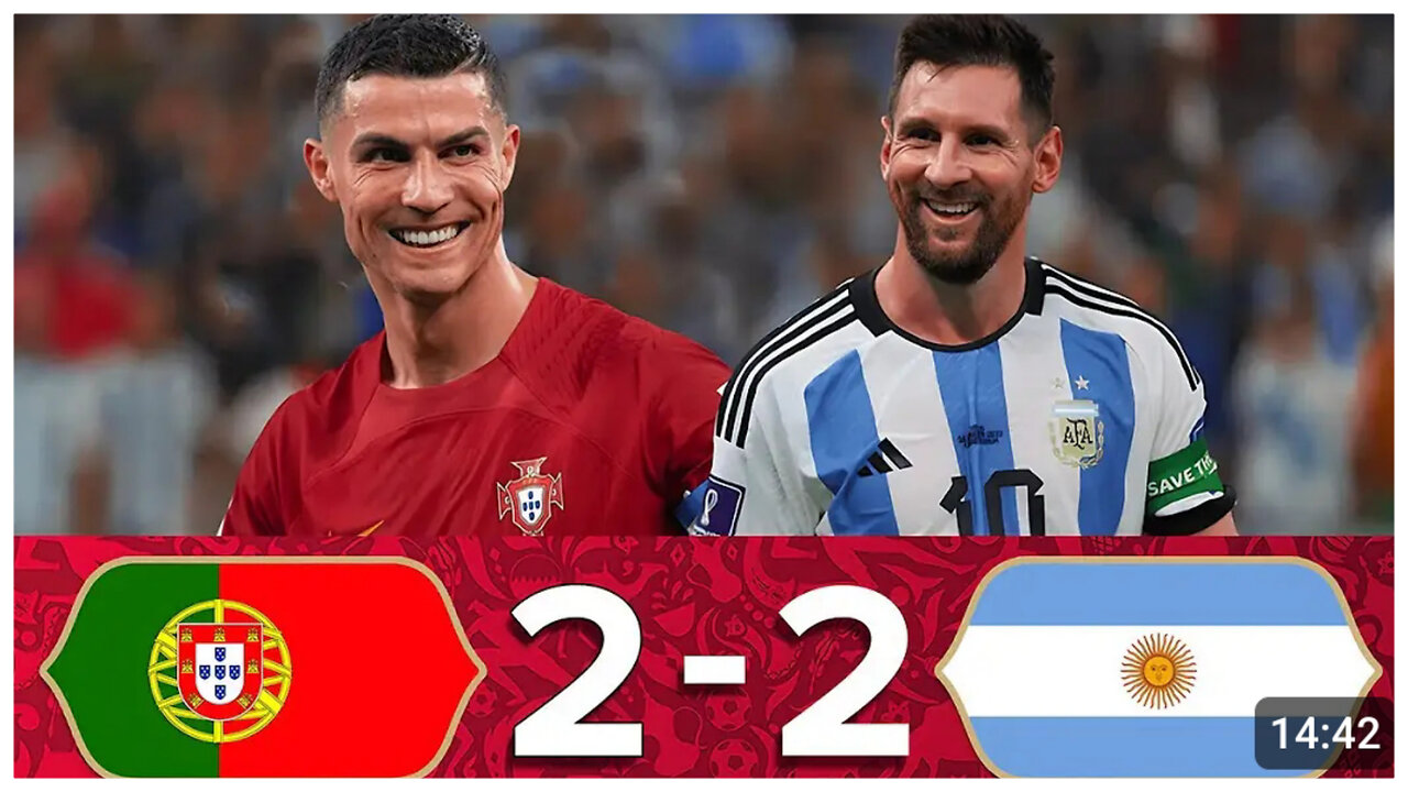 Match Between Lionel Messi And Cristiano Ronaldo 🥵