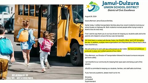 Fox 5 San Diego: Illegals Try to Board San Diego School Bus in Separate Incidents