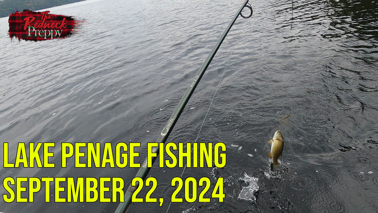 Fishing on Lake Penage - September 22, 2024