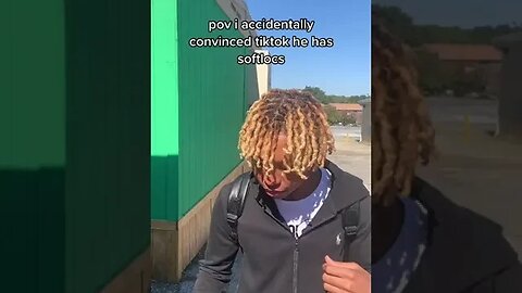 pov i accidentally convinced tiktok he has softlocs 📸 mochibully1 #Shorts