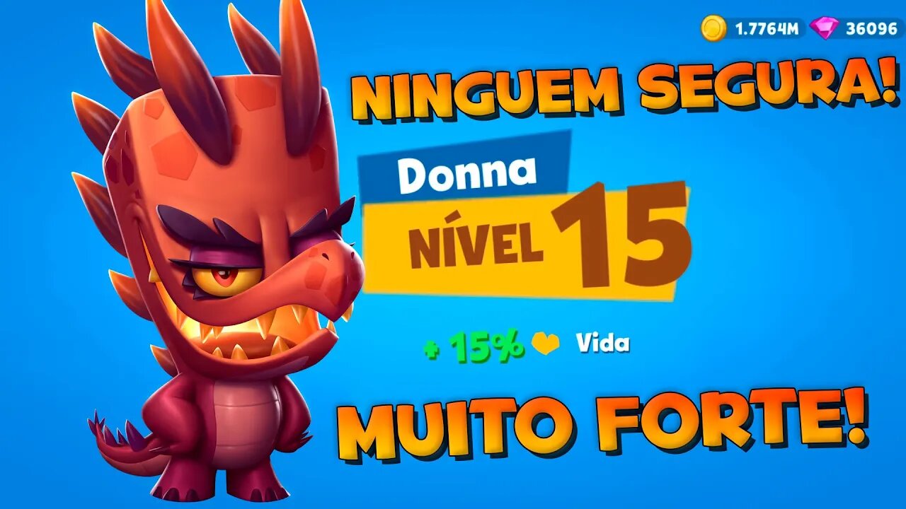 DONNA NV 15 FICOU FORTE DEMAIS | CONTRA JOGADORES REAIS SQUAD! ZOOBA: Jogo de Batalha Animal