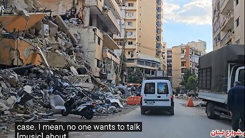 Beirut Lebanon Onscene Drive Documenting The Stunning Missile Hits Destruction
