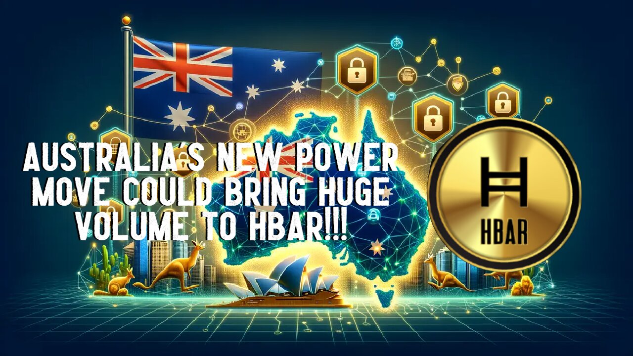 Australia's POWER MOVE Could Bring HUGE VOLUME TO HBAR!!!