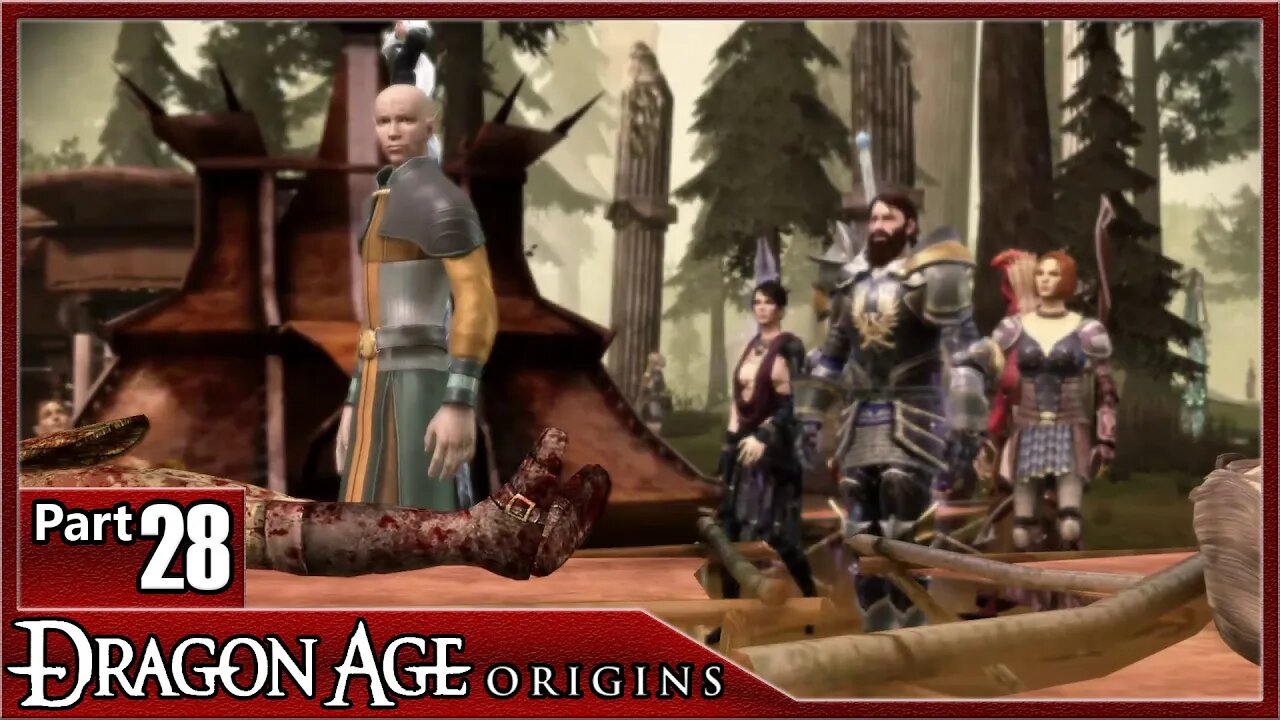 Dragon Age Origins, Part 28 / Dalish Elves Camp, Brecilian Forest, Demonic Camp