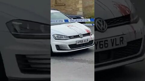 VW GOLF CRIME SCENE