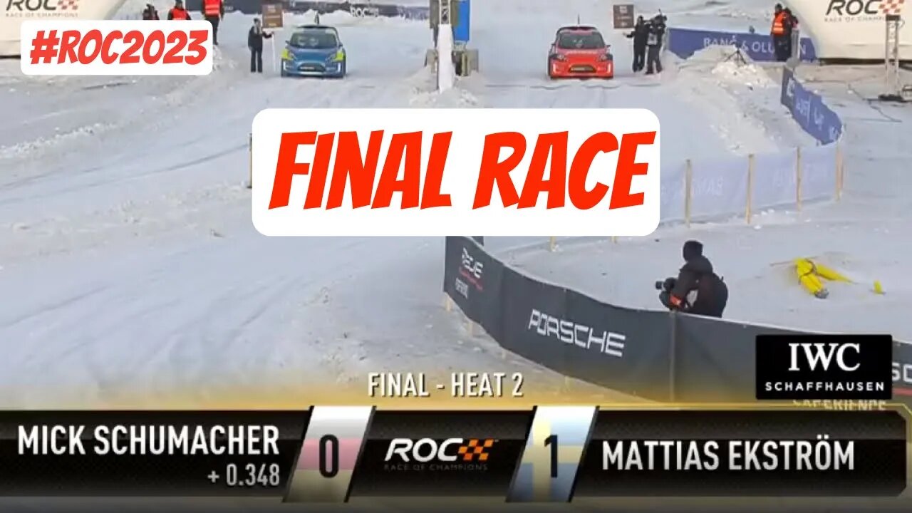 Race of Champions final race Mick Schumacher vs Mattias Ekstrom | Final