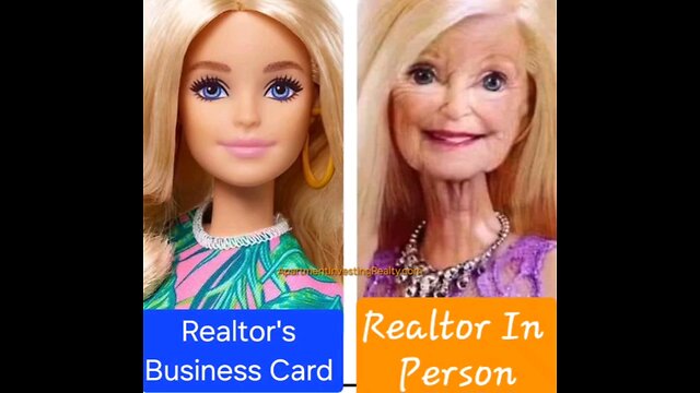 Realtor's Business Card vs. In Person 🏢😂🏘