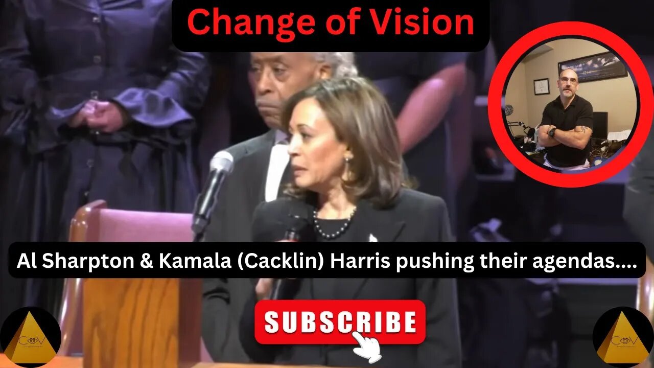 Al Sharpton and Kamala Harris speaking @ Tyre Nichols funeral...