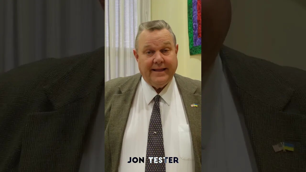 Jon Tester, A 30% national sales tax is just crazy