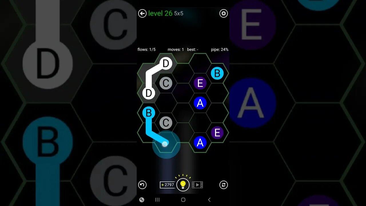 flow free Hexes: easy level 20