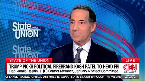 Rep. Raskin: ‘I Haven’t Seen What the Proof’ Is of the FBI or DoJ Being Weaponized