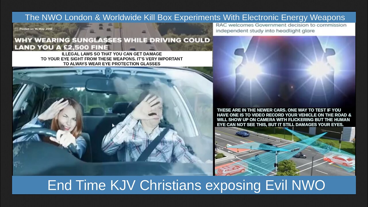 The NWO London & Worldwide Kill Box Experiments With Electronic Energy Weapons