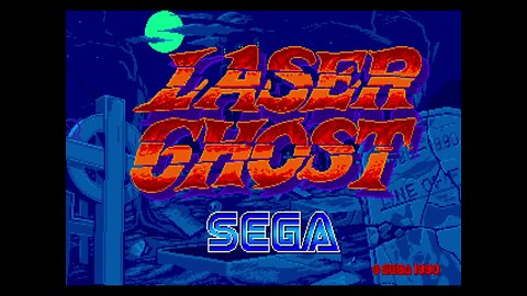 Laser Ghost Arcade Game, Sega 1990, playthrough